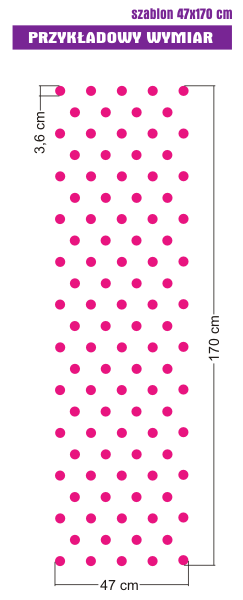 Szablony malarskie dla dzieci kropki