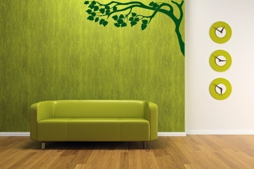 Naklejka do salonu na ścianę nad kanapę