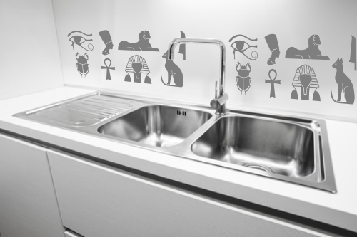 Naklejki na kafelki i ścianę do kuchni i łazienki motyw egipski