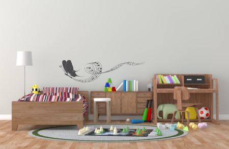 Muzyczny szablon malarski