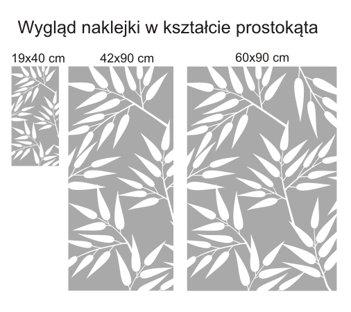 Naklejki na okna z folii imitującej piaskowanie