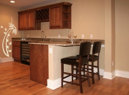 Naklejka kwiatowa do kuchni na ścianę