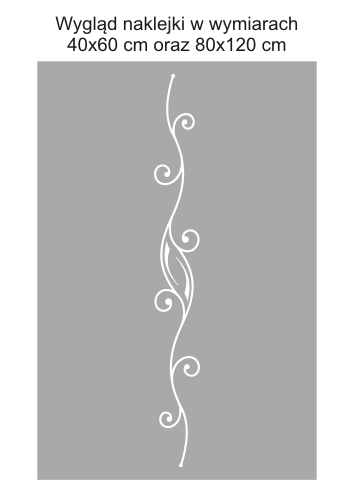 Naklejki na szyby zewnętrzne szronione