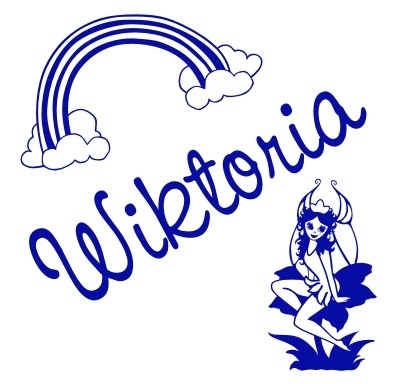 naklejki ścienne do pokoju imiona wiktoria