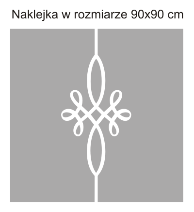 Naklejki na okna ornamenty