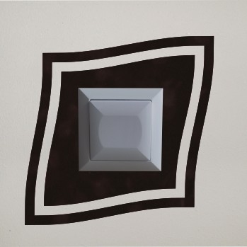 Naklejka welurowa pod włącznik W16