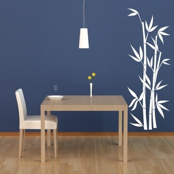 Szablon malarski do kuchni bambus na ścianę