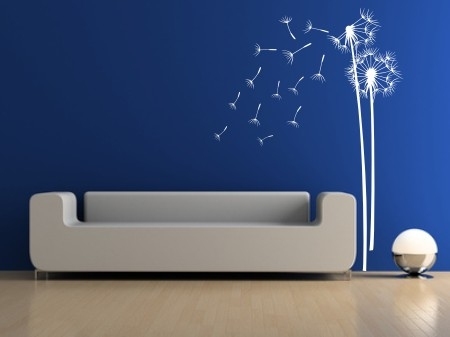 Naklejka na ścianę z dmuchawcami