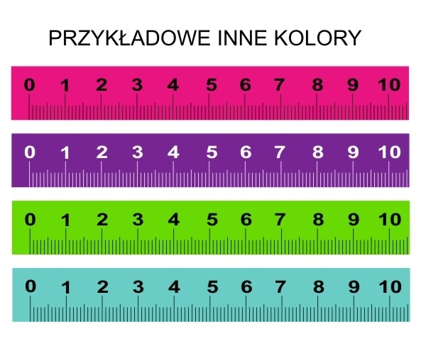 Naklejka Miarka 1,5 metra, 1 metr, 50 cm lub 25 cm