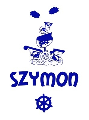 Naklejki ścienne z imionami dla dzieci Szymek i Szymon