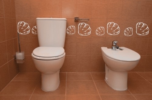 Naklejki ozdobne na kafelki łazienkowe z motywami morskimi