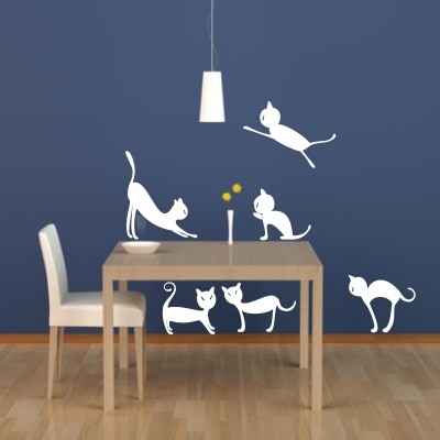naklejka koty do dekoracji ścian