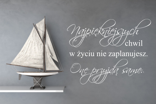 Szablony do malowania na ścianie z napisem do pokoju najpiękniejszych chwil w życiu ...